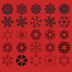 Snowflake Designs Winter Snowflake Patterns Frozen Snowflake Clipart Snowflake Icon Set Crystal Snowflake Illustrations Minimalist Snowflake Art Christmas Snowflake Graphics