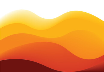 Warm orange wave pattern, evoking a sense of energy and vibrancy with its flowing lines and gradient color transitions