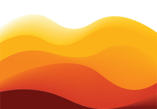 Warm orange wave pattern, evoking a sense of energy and vibrancy with its flowing lines and gradient color transitions