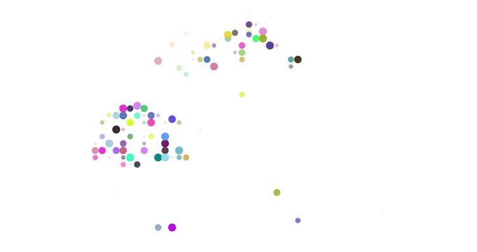 Fiji Map Revealed by Dynamic Falling Particle Streams