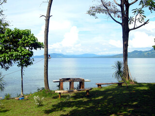View from Bunaken island, Sulawesi, Indonesia