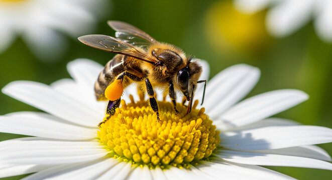 bee on flower