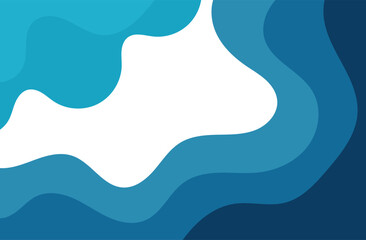 Abstract blue and white waves, creating a serene and modern background for various design and presentation purposes