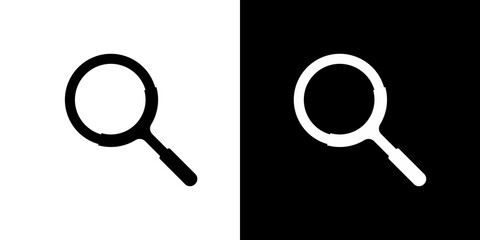 magnifying glass logo