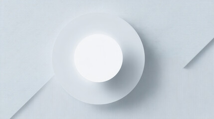 layered, soft concentric rings or torus shapes in pale neutral color. Ideal for high-end corporate branding, luxury product packaging, website headers, abstract design concepts, minimalist backgrounds