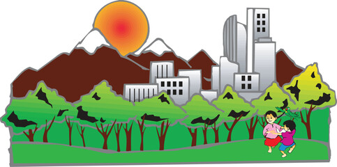 vector illustration of a house