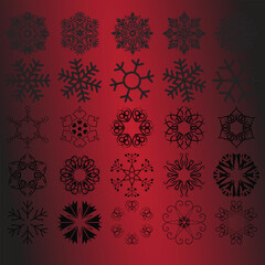 Snowflake Designs Winter Snowflake Patterns Frozen Snowflake Clipart Snowflake Icon Set Crystal Snowflake Illustrations Minimalist Snowflake Art Christmas Snowflake Graphics