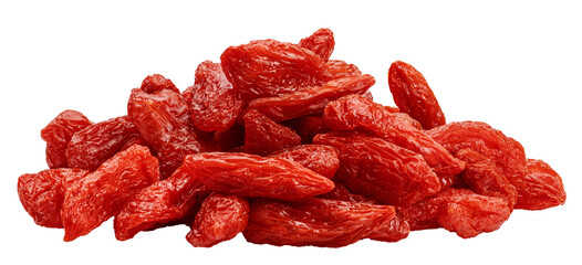 Goji berry, Wolfberry isolated, full depth of field