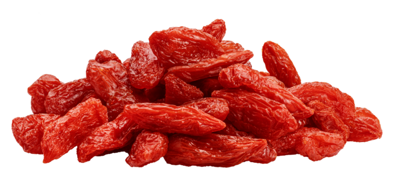 Goji berry, Wolfberry isolated, full depth of field