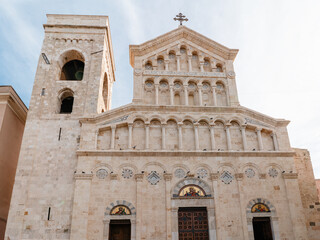 Fototapeta premium Cathedral of Santa Maria, Cagliari, Sardinia, Italy