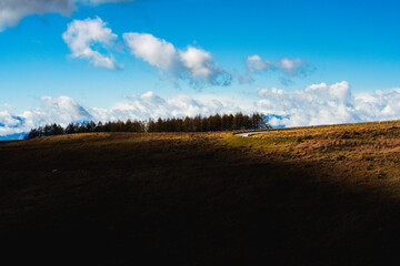 初秋の霧ヶ峰高原