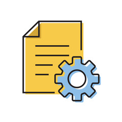 configuration. settings. configuration icons. repair. black and white icons. on a white background. vector. settings. fix the problem. find a solution. repair wizard.	