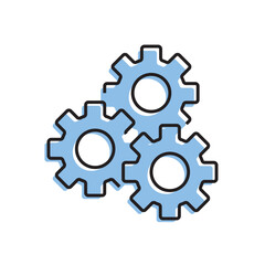 configuration. settings. configuration icons. repair. black and white icons. on a white background. vector. settings. fix the problem. find a solution. repair wizard.	