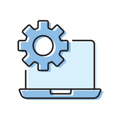 configuration. settings. configuration icons. repair. black and white icons. on a white background. vector. settings. fix the problem. find a solution. repair wizard.	