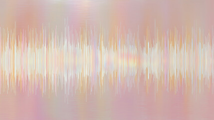 Glimmering Iridescent Pink and Yellow Metallic Wallpaper Featuring Intricate Circuit Trace Etchings Enhanced by Soft Light Reflections