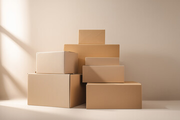 Obraz premium Black Friday / Shipping boxes