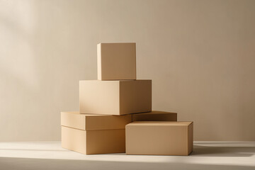 Fototapeta premium Czarny Piątek / Pudełka wysyłkowe