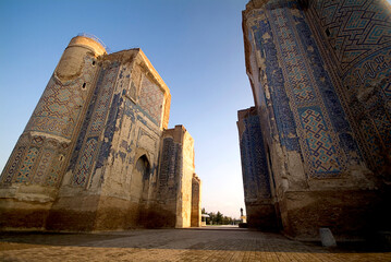 Ruins of Ak-Saray Palace, Historical Landmark in Shahrisabz, Uzbekistan