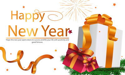 Happy New Year 2026 Minimal Winter Square Postcard Template for Modern Social Media Greetings