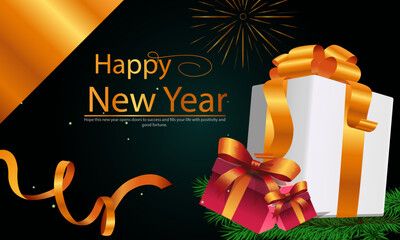 Happy New Year 2026 Minimal Winter Square Postcard Template for Modern Social Media Greetings