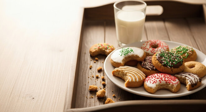 milk and cookies - Powered by Adobe