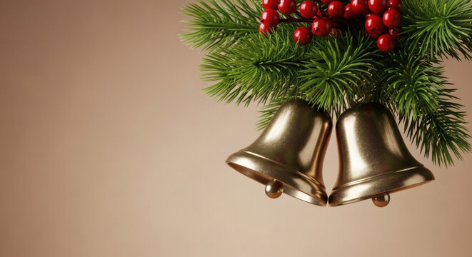 christmas bell on the tree