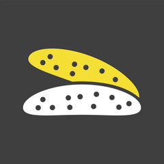 Delicious Biscotti Cookies Glyph Icon