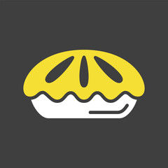 Delicious Whole Pie Bakery Glyph Icon