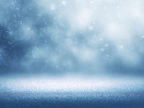 Cool winter gradient backdrop