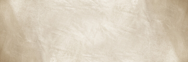 Light soft pale pastel brown golden beige nude white abstract background. Shiny silk fabric. Metallic shine reflection. Empty blank template design. Minimal. Wide banner. Panoramic.