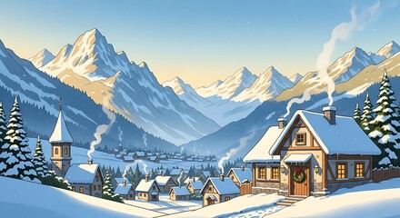 Christmas Wallpaper HD. Festive Holiday Background. Merry Christmas and New Year Wishes