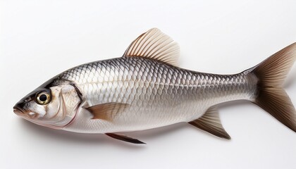 Obraz premium Fish On White Background