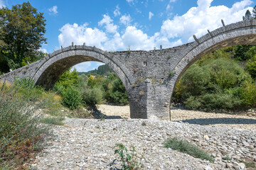 Medieval Plakidas (Kalogeriko) Bridge, Zagori, Epirus, Greece