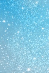 A Sparkling Blue Cosmos Filled with Shimmering Stars and Brilliant Light Creating an Ethereal, Dreamy Ambiance for a Magical Experience