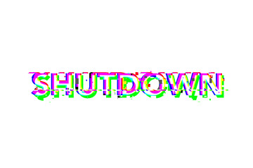 Shutdown Warning Signal During American Crisis