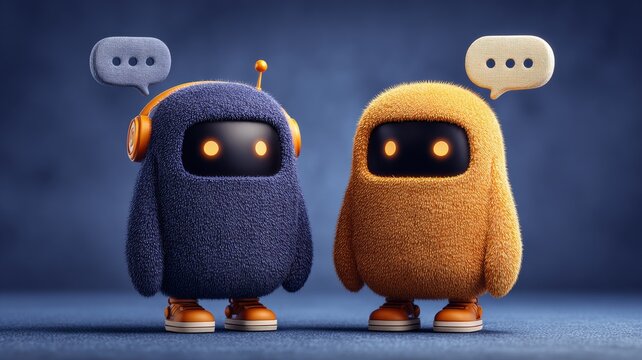 A conversation between two smart technologies. Generative AI