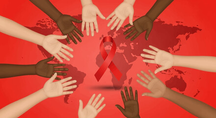 Global Community Unity for World AIDS Day