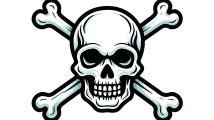 Abstract geometric pattern with cyan magenta yellow and black elements