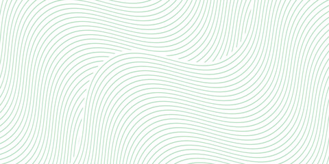 Green farm banner, white organic abstract background with fields. Wavy green lines, natural organic products. vector illustration.