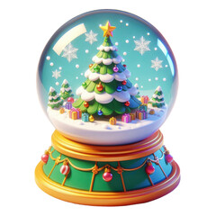 christmas tree with christmas balls