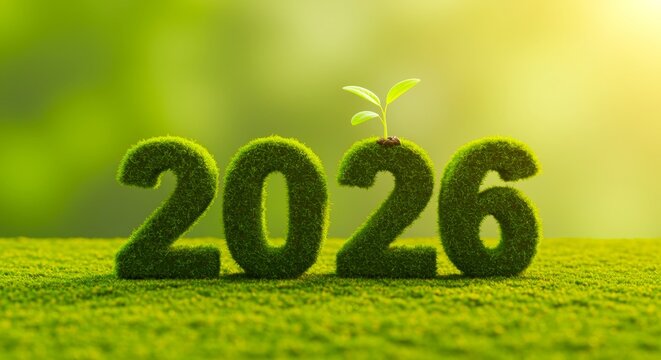 green grass on the grass