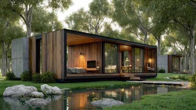 The concept of tiny house, small living, compact living, and sustainable housing is often associated with an ADU, or accessory dwelling unit, which is also known as a tiny house