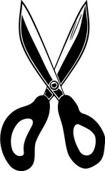 scissors isolated on white background vector