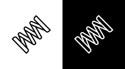 Fototapeta premium Spring White Icon Set Design