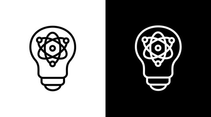 Illumination  White Icon Set Design