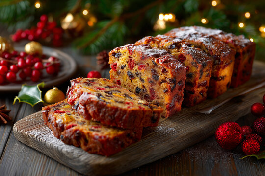 A Christmas Holiday Fruitcake