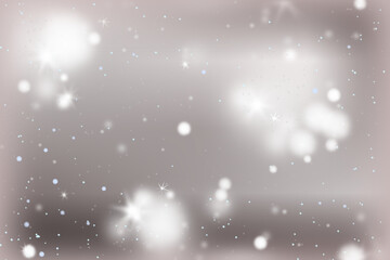 Ice snowflakes background, abstract winter wallpaper with snowball.