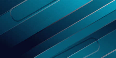 Blue abstract gradient shapes background. Vector illustration