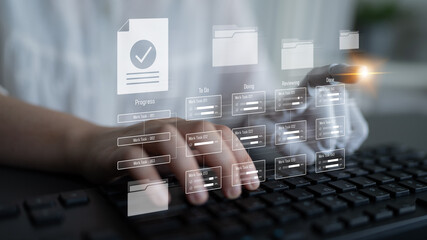 AI enhances task workflow management with real-time progress tracking, status visualization, and...