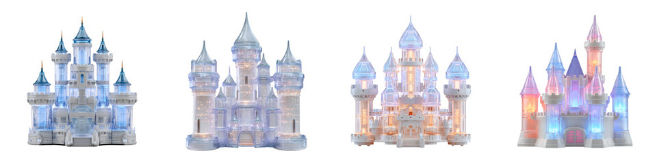 Magical Winter Castle Collection, Fairy Tale Architecture